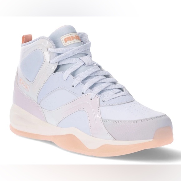 AND1 Women's High-Top Blue Basketball Sneakers - Picture 1 of 5